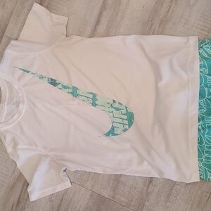 Boys Nike shirt and shorts